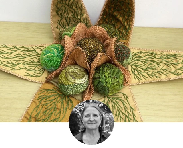 Tess Darwin embroidery master practitioner graduate