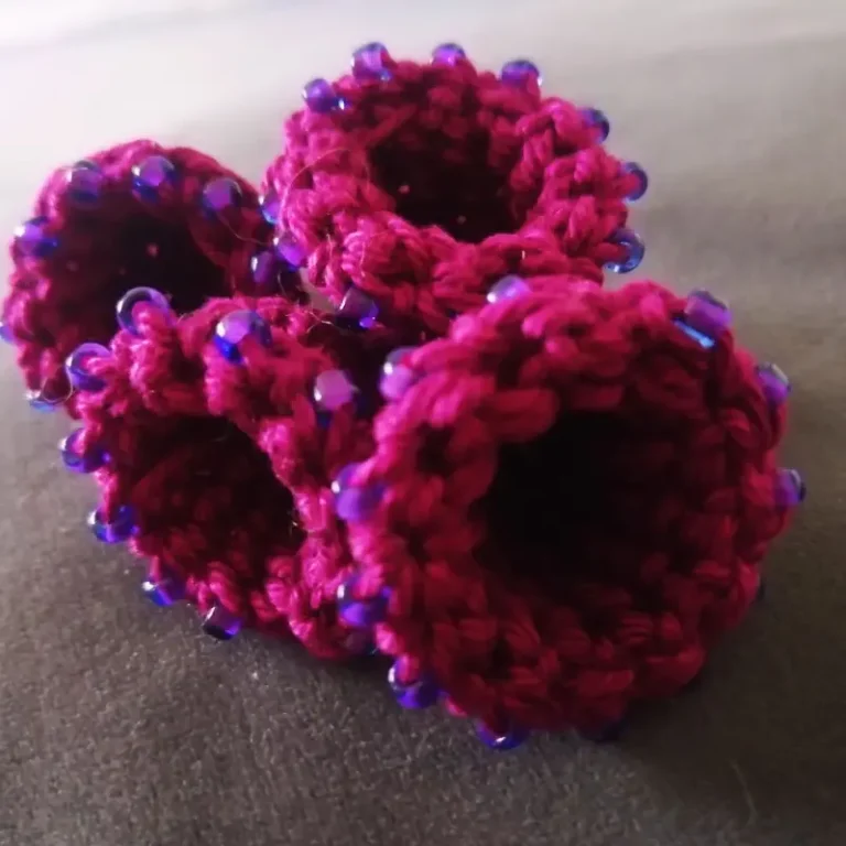 Crocheted beads by Melissa Taylor Crafts