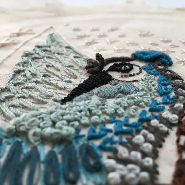 Hand Embroidery Graduate Anne Galliot learned the importance of unleashing her inner artist.