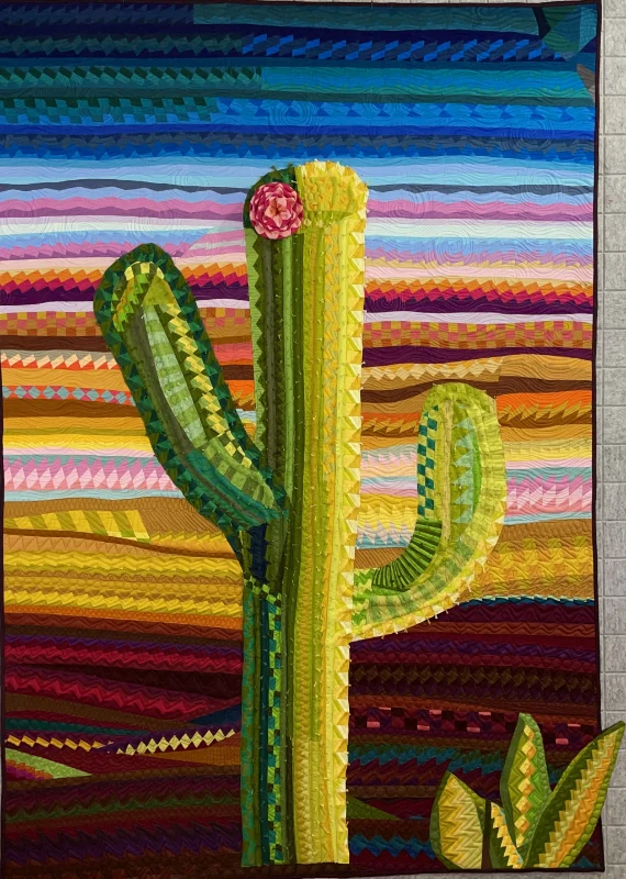 Poplin Seminole Saguaro 2020 by Elaine Wick Poplin