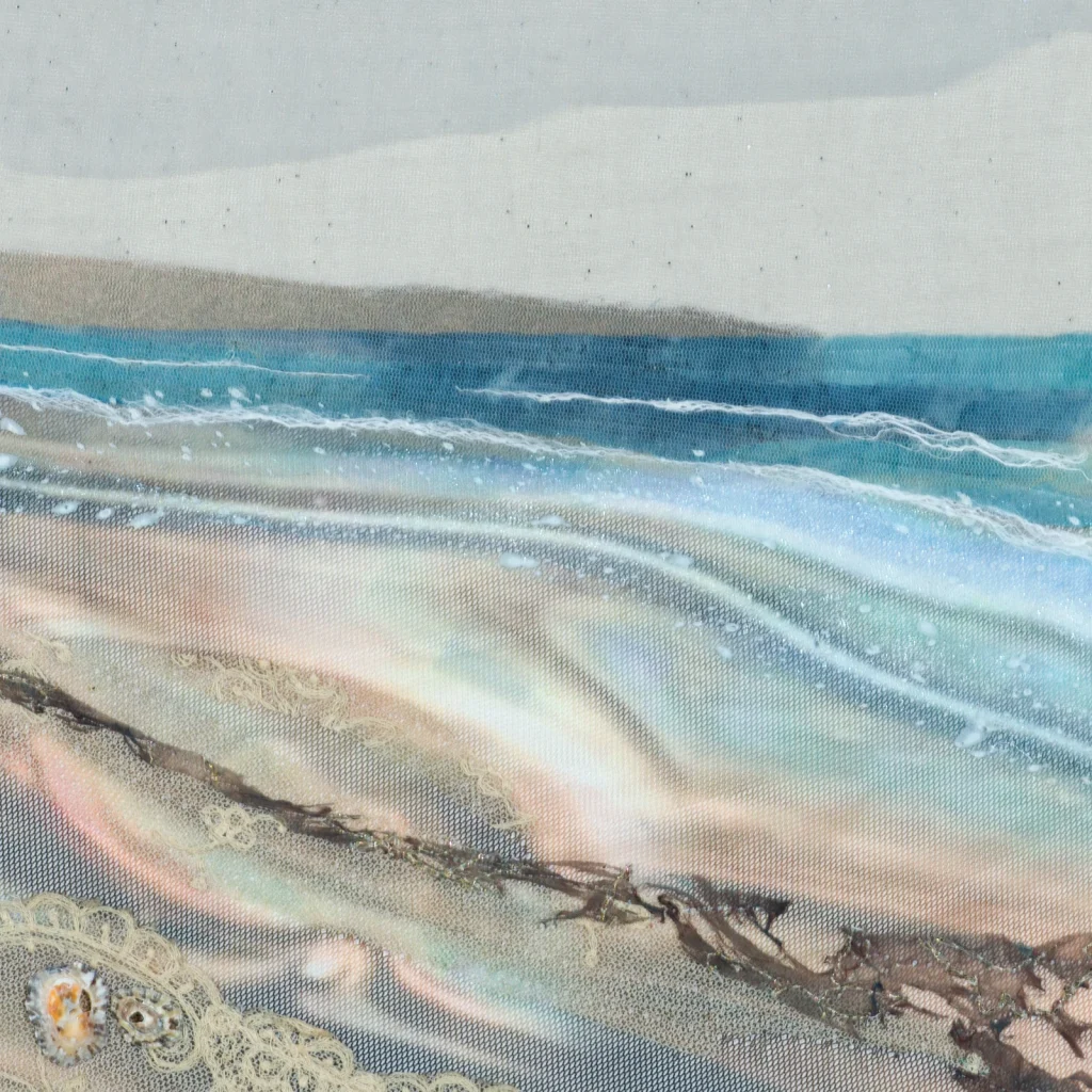 Ocean Dance by Textile Artist Alison Whateley