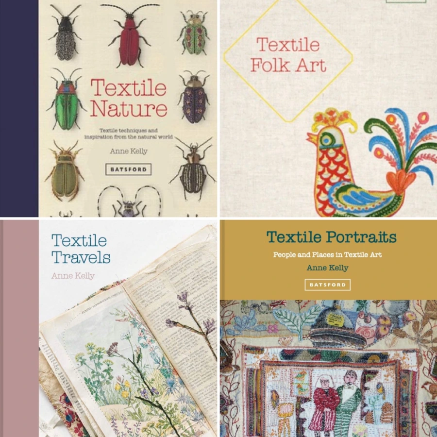 On Textile Talk with Anne Kelly she talks about her published books