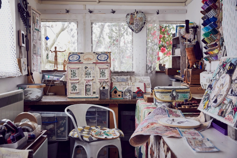 Anne Kelly's Studio