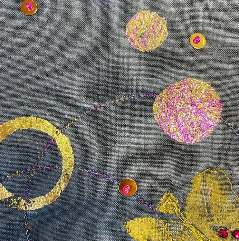 Machine Embroidery course work by Kerry Kernan - @one_stitch_or_another