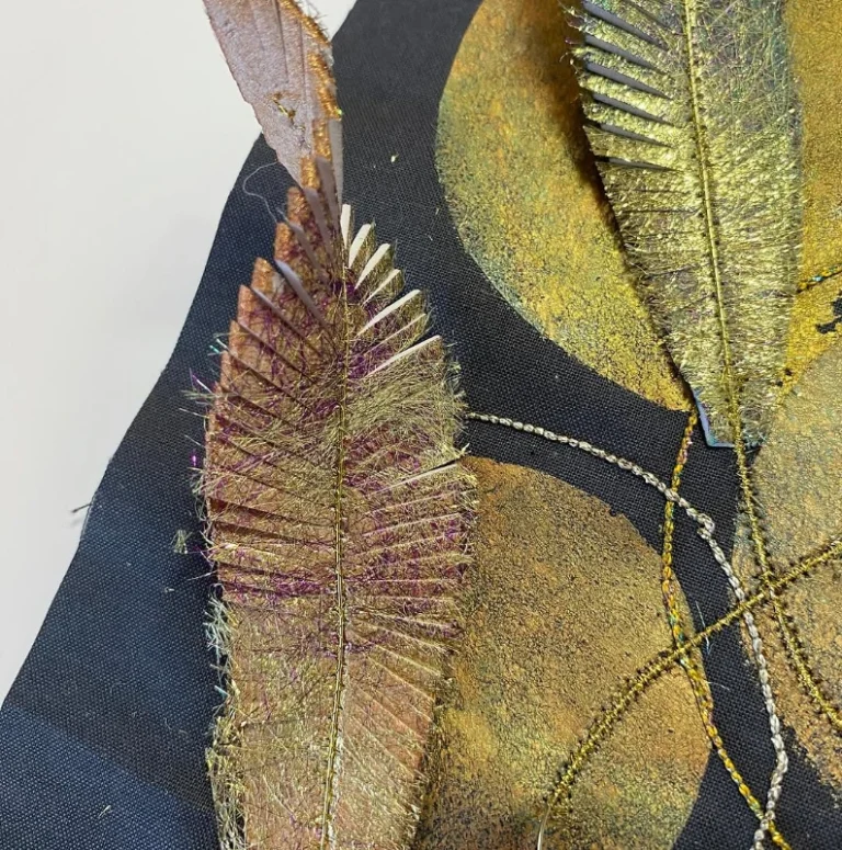 Machine Embroidery course work by Kerry Kernan - @one_stitch_or_another