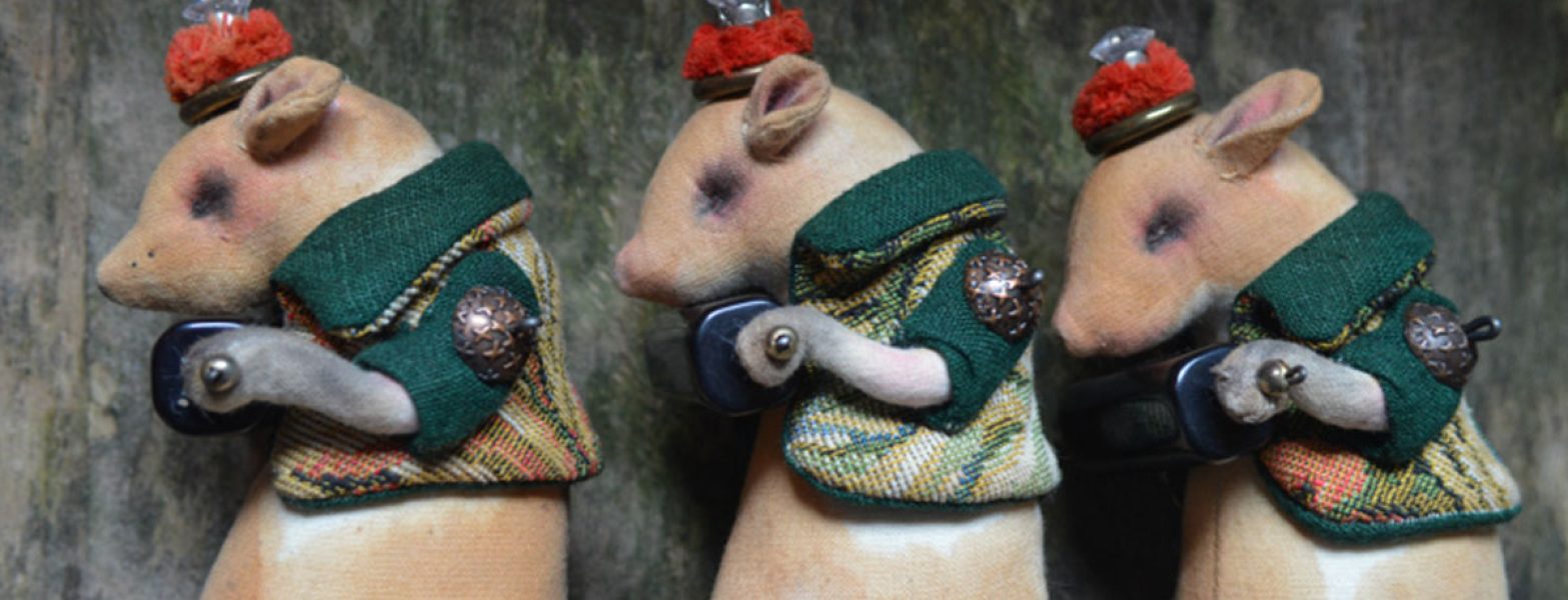 Three blind mice by Mister Finch. An interview with the artist by School of Stithed Textiles