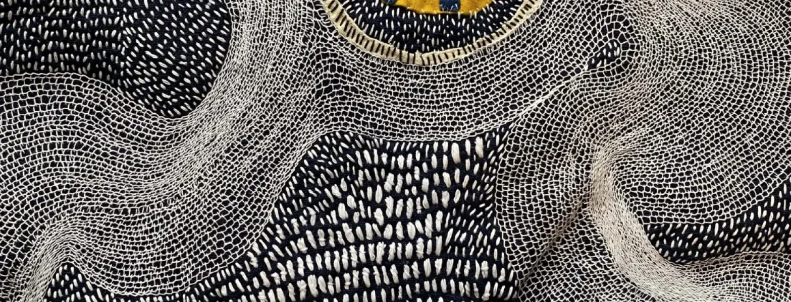 sashiko inspired hand embroidery by Lindzeanne Tokyo