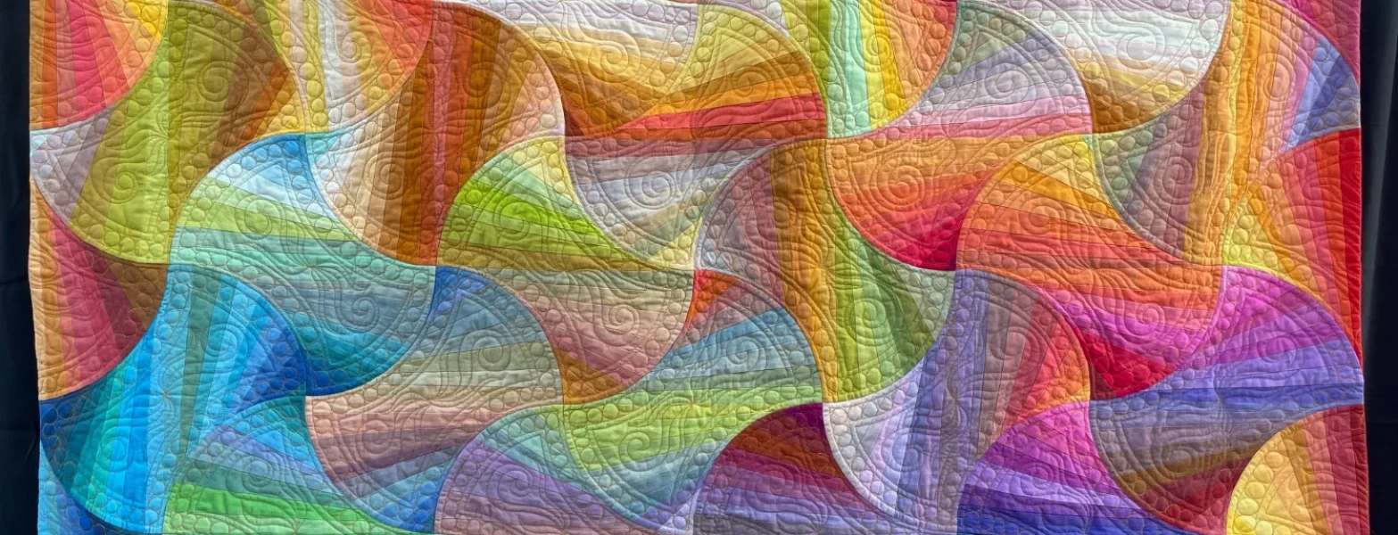 Core Value 2023 quilt by Elaine Wick Poplin