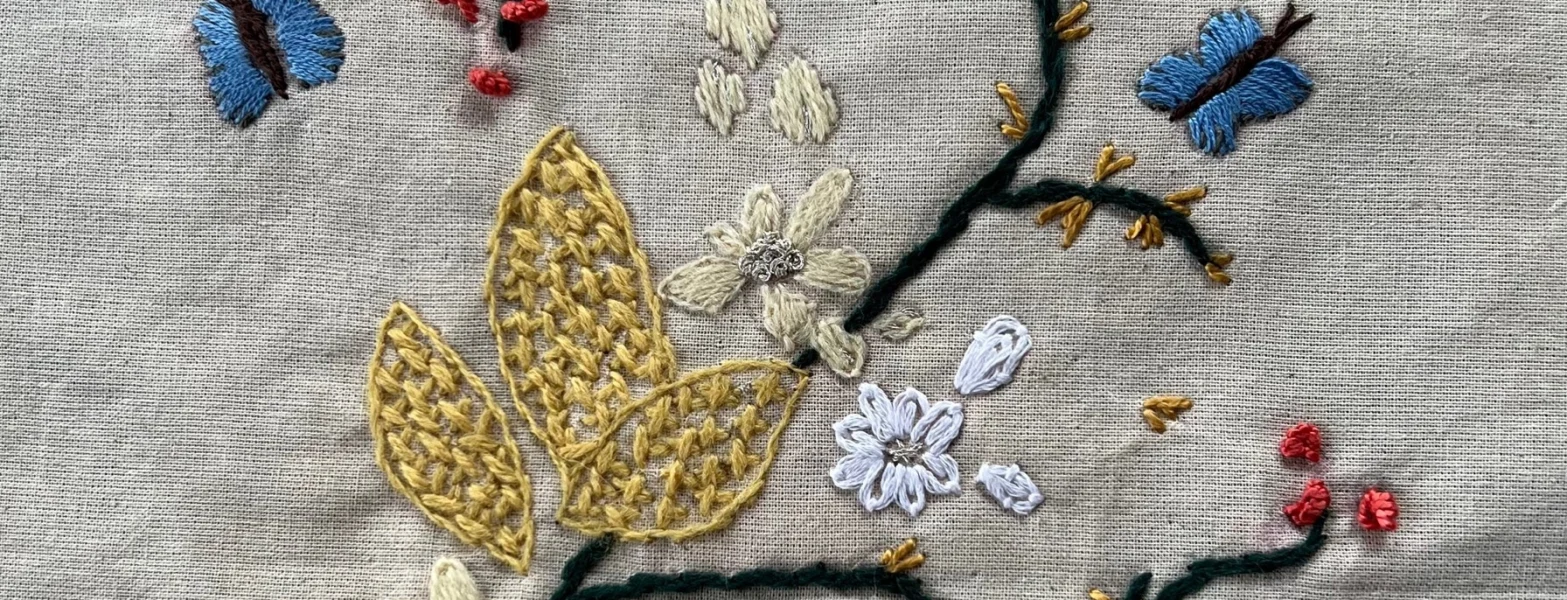 Anette Goelet shares her journey to rediscovering a passion for embroidery