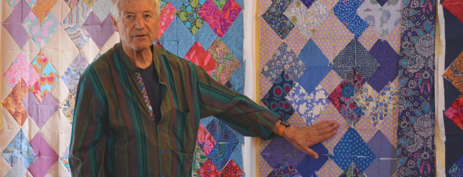 Kaffe Fassett talk to the School of Stitched Textiles about 'Creating in Colour'