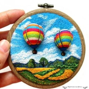 Wools Symphony is one of our top ten contemporary felt artists you have to follow